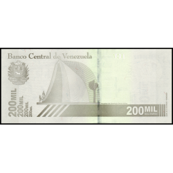 Venezuela, P-112a, 200 000 bolívares soberanos, 2020 - Billet de banque en vente sur Monnaies du Monde SHOP