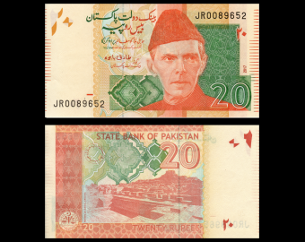 Pakistan, P-55k2, 20 rupees, 2017