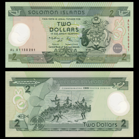Salomon (iles), P-23, 2 dollars, 2001