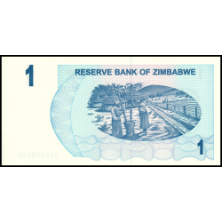 Zimbabwe, P-037, 1 dollar, 2006 - Billet de banque en vente sur Monnaies du Monde SHOP