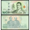 Thailande, P-135b3, 20 baht, 2018 - Billet de banque en vente sur Monnaies du Monde SHOP