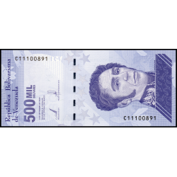 Venezuela, P-113a, 500 000 bolívares soberanos, 2020 - Billet de banque en vente sur Monnaies du Monde SHOP