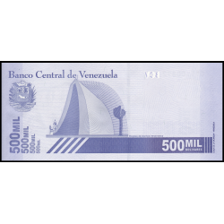 Venezuela, P-113a, 500 000 bolívares soberanos, 2020 - Billet de banque en vente sur Monnaies du Monde SHOP