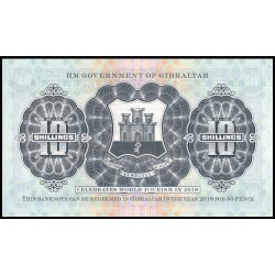 Gibraltar, P-w41, 10 Shillings, (1934) 2018 - Billet de banque en vente sur Monnaies du Monde SHOP