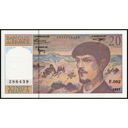 France, P-151i, 20 francs Debussy, 1997, Sup+ / Extremely Fine - Billet de banque en vente sur Monnaies du Monde SHOP