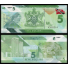 Trinidad & Tobago, P-61, 5 dollars, polymère, 2020 - Billet de banque en vente sur Monnaies du Monde SHOP