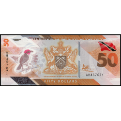 Trinidad & Tobago, P-64, 50 dollars, 2020, polymère - Billet de banque en vente sur Monnaies du Monde SHOP