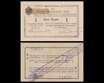 Germany, East Africa, P-20a19, 1 rupee, 1916