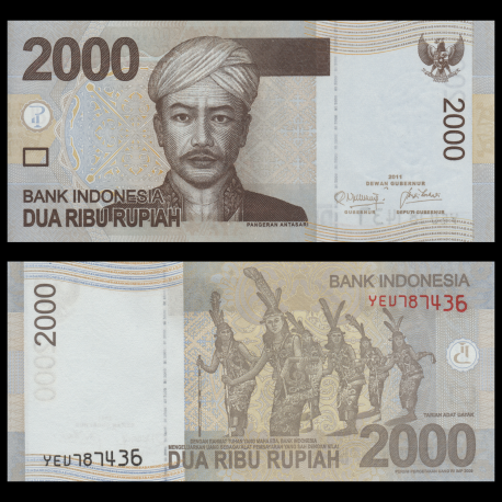 Indonesia, P-148c, 2.000 rupiah, 2011