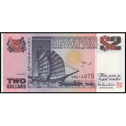 Singapour, P-28, 2 dollars, 1992 - Billet de banque en vente sur Monnaies du Monde SHOP