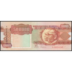 Angola, P-134, 500 000 kwanzas, 1991 - Billet de banque en vente sur Monnaies du Monde SHOP