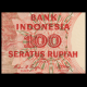 Indonesia, P-122, 100 rupiah, 1984