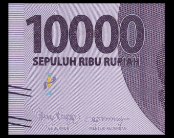 Indonésie, P-157f, 10 000 rupiah, 2021