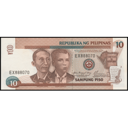 Philippines, P-187i, 10 piso, 2001 - Billet de banque en vente sur Monnaies du Monde SHOP