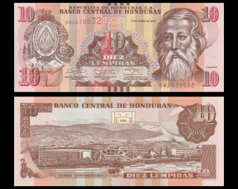 P-NEW HONDURAS 1 Lempira UNC World Currency 2014 