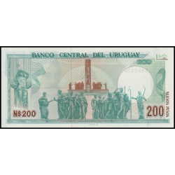 Uruguay, P-066, 200 nuevos pesos, 1986 - Billet de banque en vente sur Monnaies du Monde SHOP