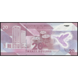 Trinidad & Tobago, P-63, 20 dollars, 2020, polymère - Billet de banque en vente sur Monnaies du Monde SHOP