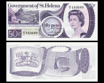 St-Helena, P-5, 50 pence, 1979