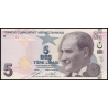 Turquie, P-222d, 5 lira, 2009 - Billet de banque en vente sur Monnaies du Monde SHOP