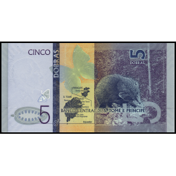 Sao Thomas&Principe, P-76, 5 dobras, 2020 - Billet de banque en vente sur Monnaies du Monde SHOP