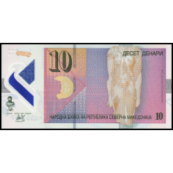 Macedoine du Nord, P-27, 10 denari, 2020, polymère - Billet de banque en vente sur Monnaies du Monde SHOP