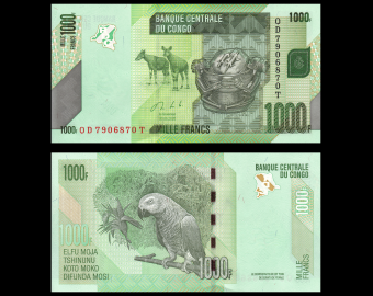 Congo, P-101c, 1000 francs, 2020