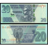 Zimbabwe, P-104, 20 dollars, 2020, hybride - Billet de banque en vente sur Monnaies du Monde SHOP