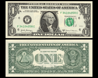 USA, P-544Fb, 1 dollar, Gerogia, 2017A
