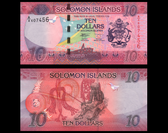 Solomon Islands, P-33b, 10 dollars, 2017