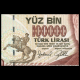 Turkey, P-206, 100000 lira, 1997