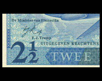 Antilles Néerlandaises, P-21, 2,5 gulden, 1970
