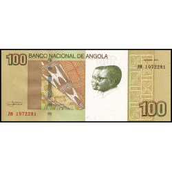 Angola, P-153a, 100 kwanzas, 2012 - Billet de banque en vente sur Monnaies du Monde SHOP