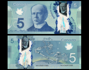 Canada, P-106c, 5 dollars, 2013, Polymer