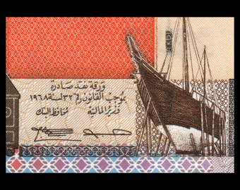 Kuwait, P-23f, ¼ dinar, 1994