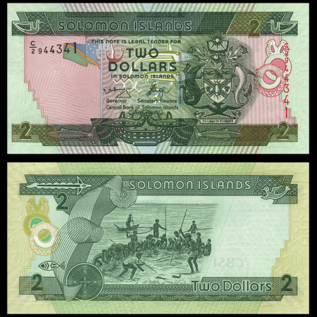 Salomon (iles), P-25a, 2 dollars, 2006