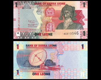 Sierra Leone, P-w34, 1 leone, 2022