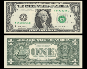 USA, P-544Aa, 1 dollar, Massachusetts, 2017