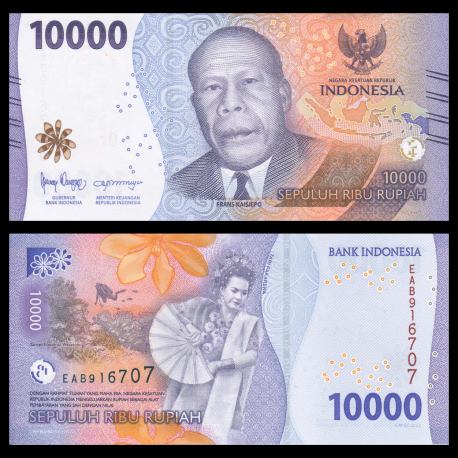 Indonésie, P-165a, 10 000 rupiah, 2022