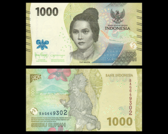 Indonésie, P-162a, 1 000 rupiah, 2022