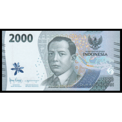 Indonésie, P-163a, 2 000 rupiah, 2022 - Billet de banque en vente sur Monnaies du Monde SHOP