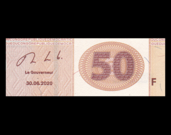 Congo, P-097c, 50 francs, 2020