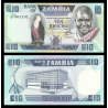 Zambie, P-26d, 10 kwacha, 1987 - Billet de banque en vente sur Monnaies du Monde SHOP
