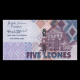 Sierra Leone, P-w36, 5 leones, 2022