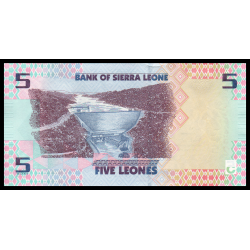 Sierra Leone, P-w36, 5 leones, 2022 - Billet de banque en vente sur Monnaies du Monde SHOP