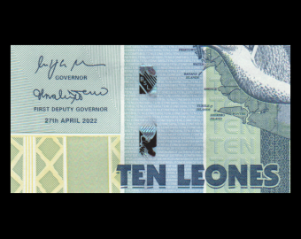 Sierra Leone, P-w37, 10 leones, 2022