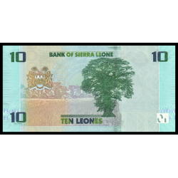 Sierra Leone, P-w37, 10 leones, 2022 - Billet de banque en vente sur Monnaies du Monde SHOP
