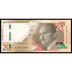 Pérou, P-w197, 20 soles, 2019 - Billet de banque en vente sur Monnaies du Monde SHOP