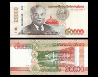 Laos, P-W41C, 20 000 kip, 2020
