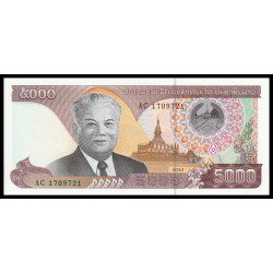 Laos, P-W41A, 5 000 kip, 2020 - Billet de banque en vente sur Monnaies du Monde SHOP