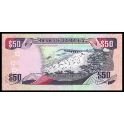 Jamaïque, P-79c, 50 dollars, 2002 - Billet de banque en vente sur Monnaies du Monde SHOP